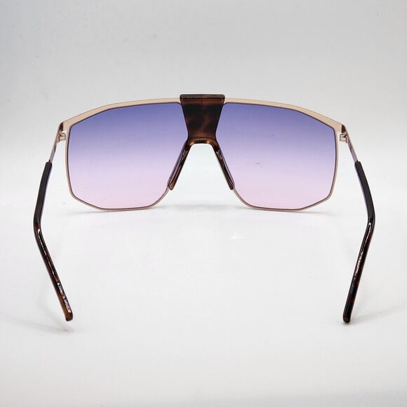 Sunglasses Oversized Gradient Lavender To Pink Gold Frame - Picture 4 of 4